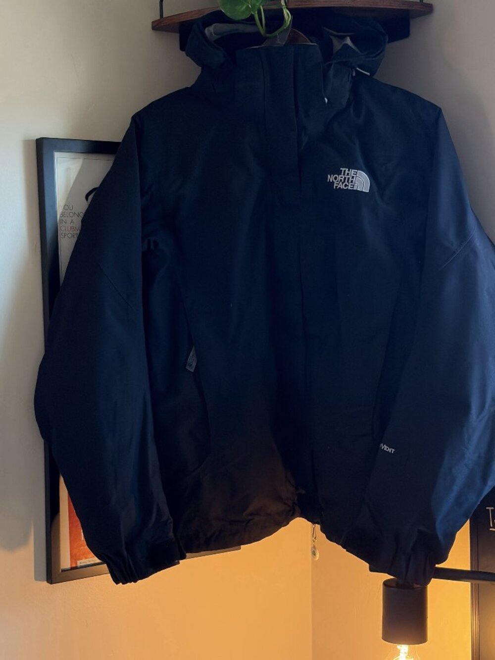 Vintage heavy duty The North Face HyVent snowboarding Jacket Black M
